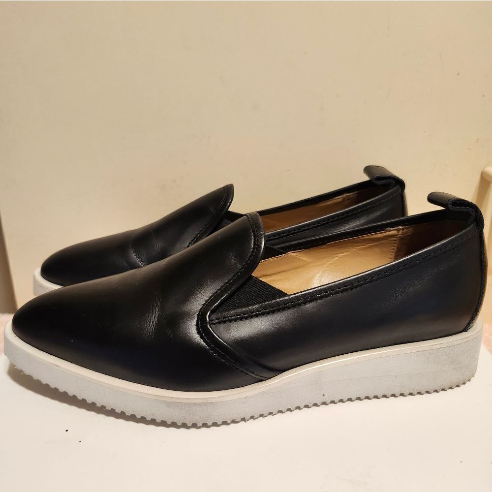 Everlane "The Street Shoe" Blck Nappa Leather Loafers sz.8 $245 Made in Italy